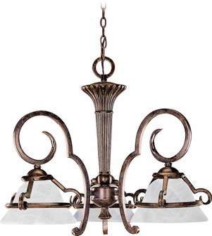 Worcester Three Light Chandelier in Imperial Bronze (223|V3173-59)