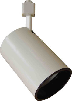 Track Light One Light Track Head with Black Baffle in White (223|V2776-6)