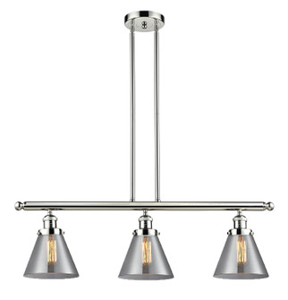 Franklin Restoration Three Light Island Pendant in Polished Nickel (405|213-PN-G43)