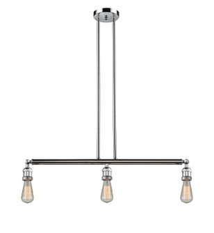 Franklin Restoration Three Light Island Pendant in Polished Chrome (405|213-PC)