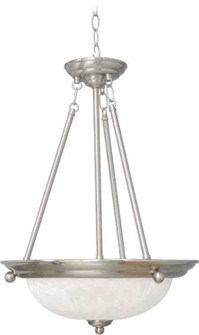 Marti Brushed Nickel Three Light Bowl Pendant in Brushed Nickel (223|V2283-33)