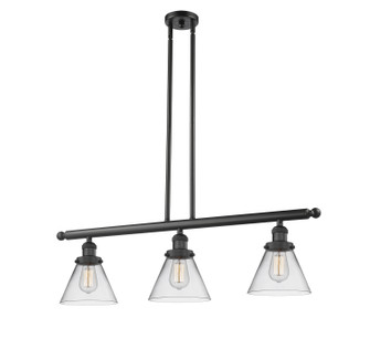 Franklin Restoration LED Island Pendant in Matte Black (405|213-BK-G42-LED)