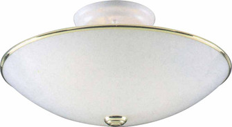 Flush Mount Three Light Flush Mount in Polished Brass (223|V1922-12)