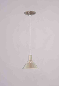 Mini-Pendant Brushed Nickel One Light Mini Pendant in Brushed Nickel (223|V1884-33)