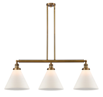Franklin Restoration LED Island Pendant in Brushed Brass (405|213-BB-G41-L-LED)
