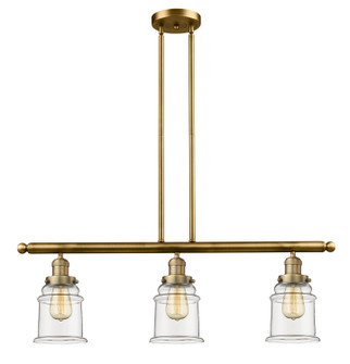 Franklin Restoration LED Island Pendant in Brushed Brass (405|213-BB-G182-LED)