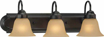 Marti/ Minster/ Bernice/ Hammond Three Light Bath Room Light in Antique Bronze (223|V1593-79)