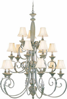 15 Light Chandelier in Pearl Silver (223|V1465-47)