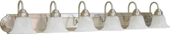 Marti/ Minster/ Bernice/ Hammond Six Light Bath Room Light in Brushed Nickel (223|V1346-33)
