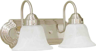 Marti/ Minster/ Bernice/ Hammond Two Light Bath Room Light in Brushed Nickel (223|V1342-33)