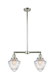 Franklin Restoration LED Island Pendant in Polished Nickel (405|209-PN-G664-7-LED)