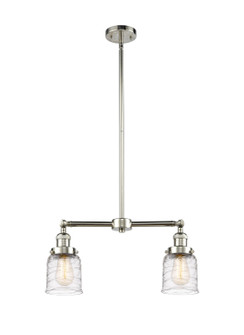 Franklin Restoration Two Light Island Pendant in Polished Nickel (405|209-PN-G513)