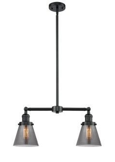 Franklin Restoration Two Light Island Pendant in Oil Rubbed Bronze (405|209-OB-G63)
