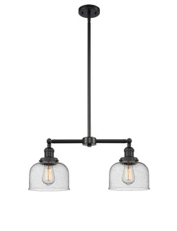 Franklin Restoration LED Island Pendant in Matte Black (405|209-BK-G74-LED)