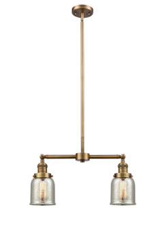 Franklin Restoration Two Light Island Pendant in Brushed Brass (405|209-BB-G58)