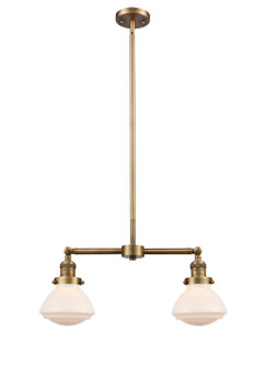 Franklin Restoration LED Island Pendant in Brushed Brass (405|209-BB-G321-LED)