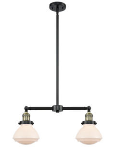 Franklin Restoration LED Island Pendant in Black Antique Brass (405|209-BAB-G321-LED)