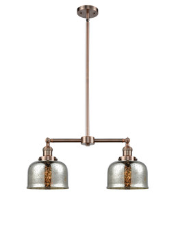 Franklin Restoration Two Light Island Pendant in Antique Copper (405|209-AC-G78)