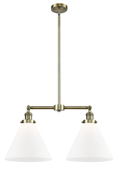 Franklin Restoration LED Island Pendant in Antique Brass (405|209-AB-G41-L)