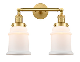 Franklin Restoration Two Light Bath Vanity in Satin Gold (405|208-SG-G181)