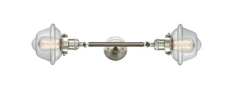 Franklin Restoration Two Light Bath Vanity in Brushed Satin Nickel (405|208L-SN-G532)