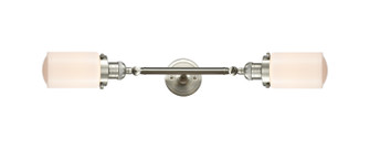 Franklin Restoration Two Light Bath Vanity in Brushed Satin Nickel (405|208L-SN-G311)