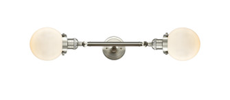 Franklin Restoration LED Bath Vanity in Brushed Satin Nickel (405|208L-SN-G201-6-LED)