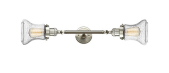 Franklin Restoration Two Light Bath Vanity in Brushed Satin Nickel (405|208L-SN-G194)