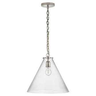 Katie Conical One Light Pendant in Polished Nickel (268|TOB 5226PN/G6-SG)