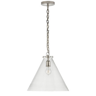 Katie Conical One Light Pendant in Polished Nickel (268|TOB 5226PN/G6-CG)