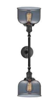 Franklin Restoration LED Bath Vanity in Matte Black (405|208L-BK-G73-LED)