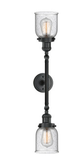 Franklin Restoration LED Bath Vanity in Matte Black (405|208L-BK-G54-LED)