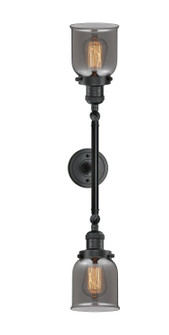 Franklin Restoration LED Bath Vanity in Matte Black (405|208L-BK-G53-LED)