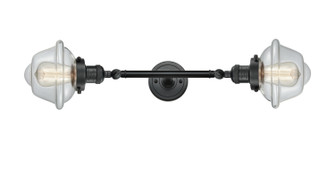 Franklin Restoration LED Bath Vanity in Matte Black (405|208L-BK-G532-LED)