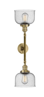 Franklin Restoration Two Light Bath Vanity in Brushed Brass (405|208L-BB-G74)