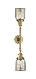 Franklin Restoration Two Light Bath Vanity in Brushed Brass (405|208L-BB-G58)