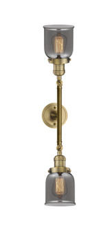 Franklin Restoration LED Bath Vanity in Brushed Brass (405|208L-BB-G53-LED)