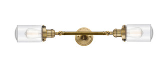 Franklin Restoration LED Bath Vanity in Brushed Brass (405|208L-BB-G314-LED)