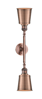 Franklin Restoration LED Bath Vanity in Antique Copper (405|208L-AC-M9-AC-LED)