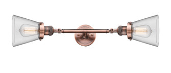 Franklin Restoration Two Light Bath Vanity in Antique Copper (405|208L-AC-G62)