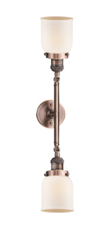 Franklin Restoration LED Bath Vanity in Antique Copper (405|208L-AC-G51-LED)