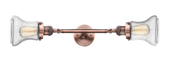 Franklin Restoration Two Light Bath Vanity in Antique Copper (405|208L-AC-G194)