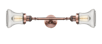 Franklin Restoration Two Light Bath Vanity in Antique Copper (405|208L-AC-G192)