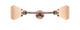 Franklin Restoration Two Light Bath Vanity in Antique Copper (405|208L-AC-G171)