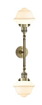 Franklin Restoration Two Light Bath Vanity in Antique Brass (405|208L-AB-G531)