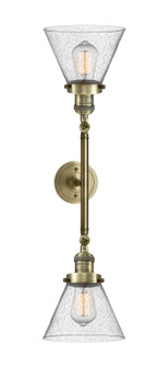 Franklin Restoration LED Bath Vanity in Antique Brass (405|208L-AB-G44-LED)