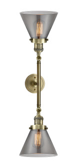 Franklin Restoration LED Bath Vanity in Antique Brass (405|208L-AB-G43-LED)