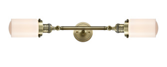 Franklin Restoration Two Light Bath Vanity in Antique Brass (405|208L-AB-G311)