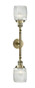 Franklin Restoration LED Bath Vanity in Antique Brass (405|208L-AB-G302-LED)
