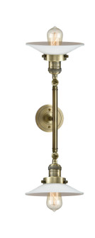 Franklin Restoration LED Bath Vanity in Antique Brass (405|208L-AB-G1-LED)